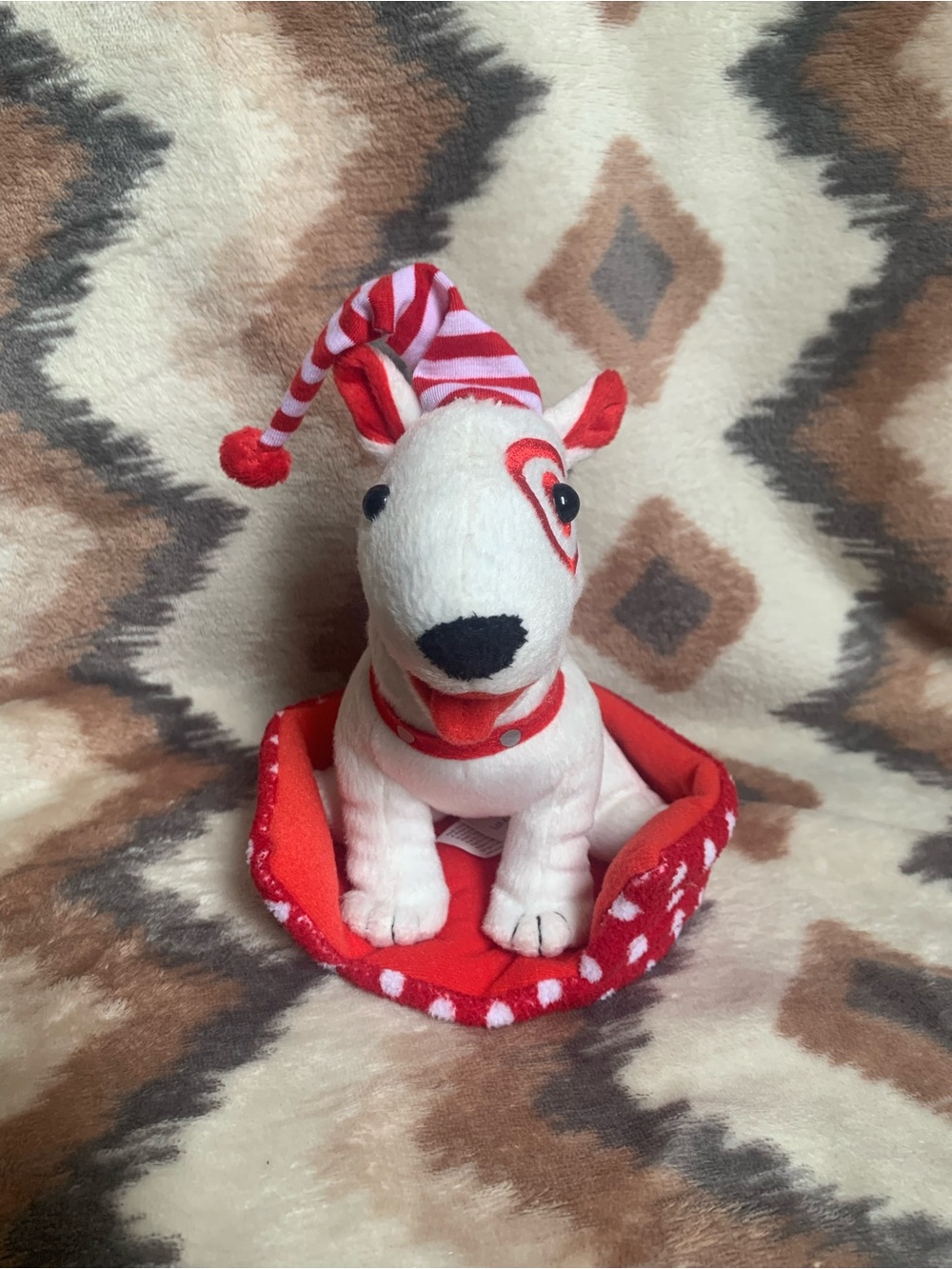Target 7” Bullseye Dog Night Time Limited Edition Plush Stuffed Animal 2007 RARE